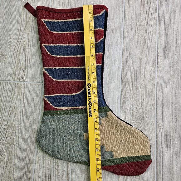 Set Of 4‎ Large Kilim Christmas Stockings Native American Aztec Four Lot - Picture 8 of 13